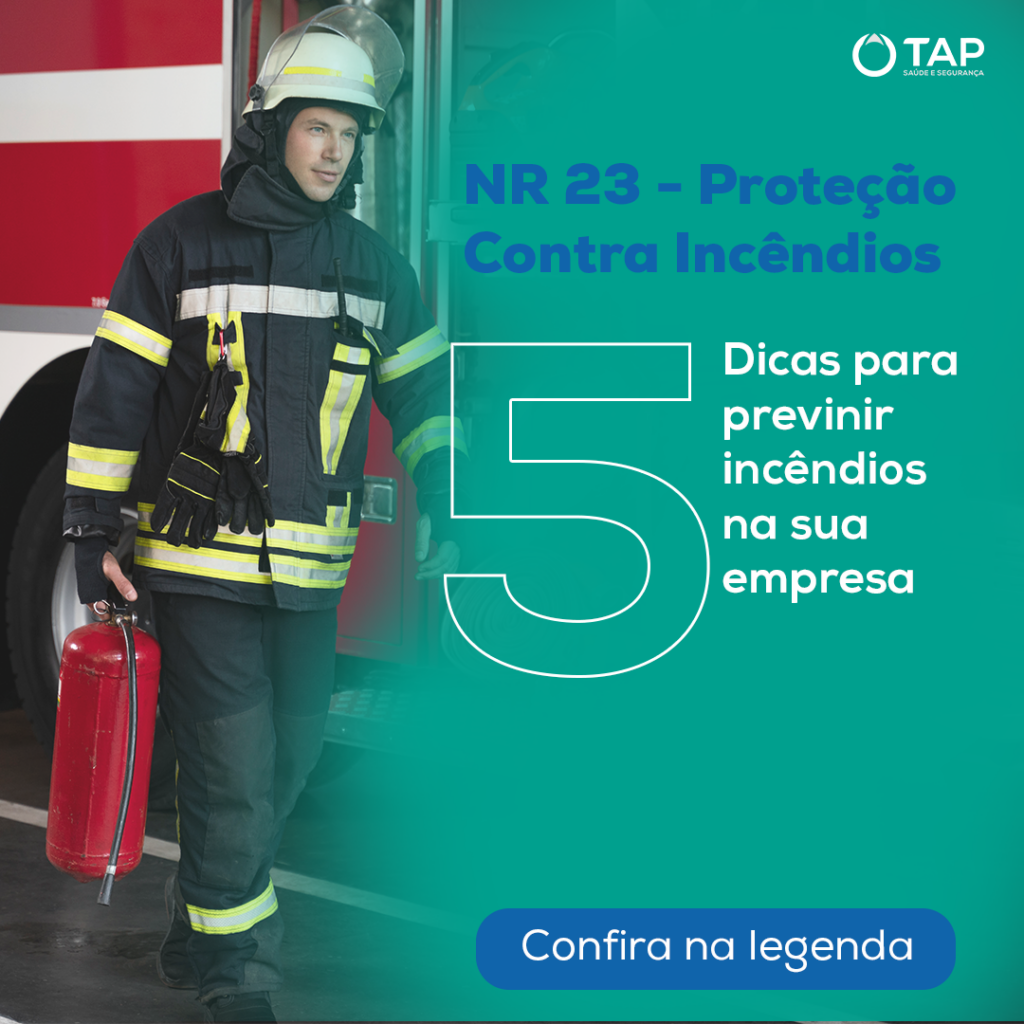 Dicas para a prevenção contra incêndios TAP