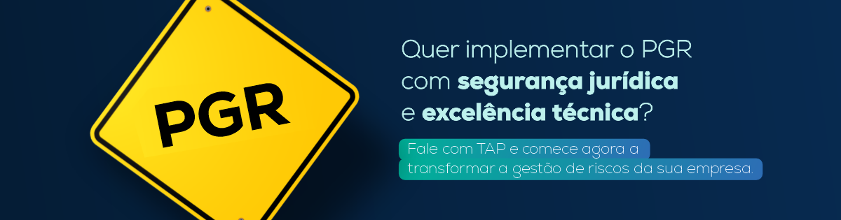 Quer implementar o PGR com segurança jurídica e excelência técnica? Fale com TAP e comece agora a transformar a gestão de riscos da sua empresa.